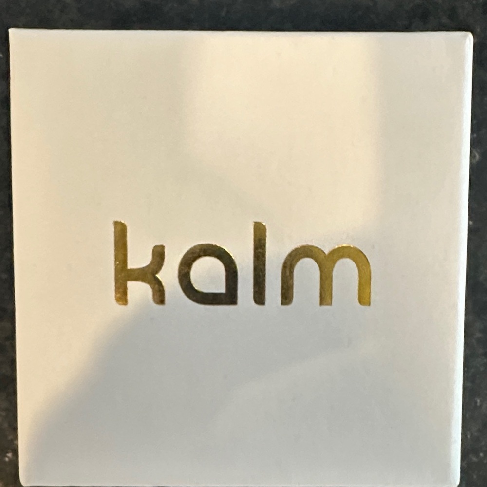 BRAND NEW Kalm White and Gold Box